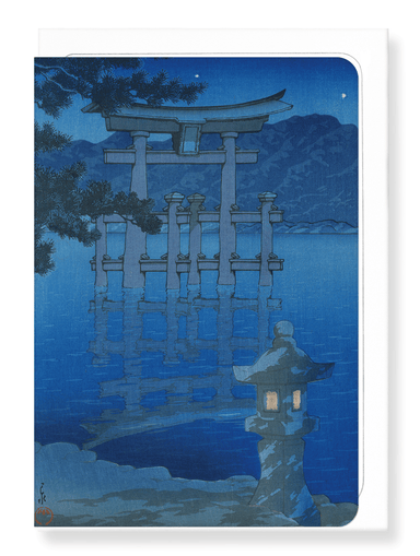 Ezen Designs - Starry night of miyajima - Greeting Card - Front