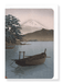 Ezen Designs - Mount fuji and boat - Greeting Card - Front