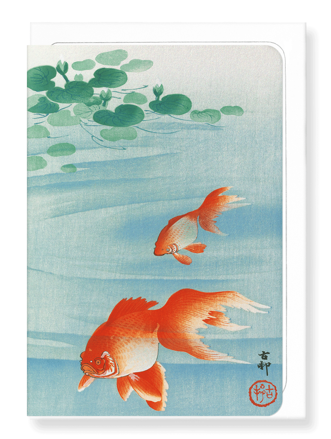 Ezen Designs - Goldfish (c.1910) - Greeting Card - Front