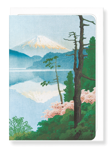 Ezen Designs - Mount Fuji from Taganoura (c. 1930) - Greeting Card - Front