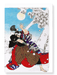 Ezen Designs - Kobayashi in the snow - Greeting Card - Front