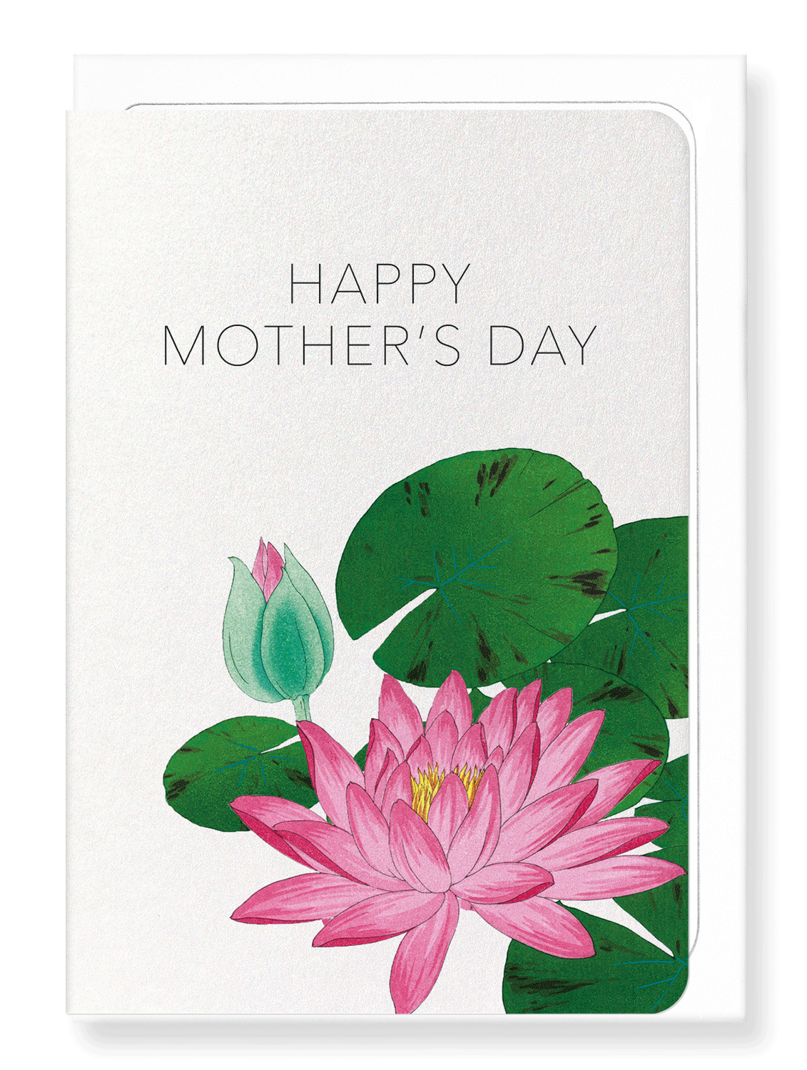Ezen Designs - Mother’s day waterlily - Greeting Card - Front