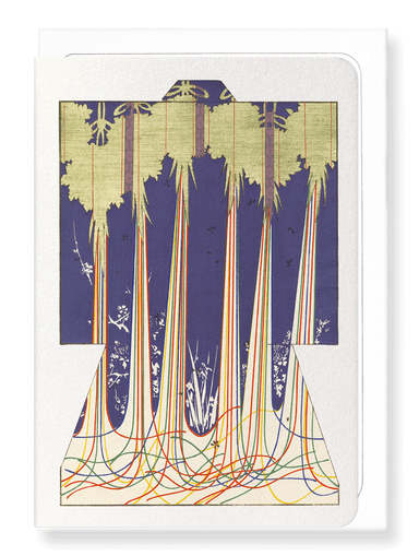 Ezen Designs - Kimono of Five Coloured Strings of Buddhism (1899) - Greeting Card - Front