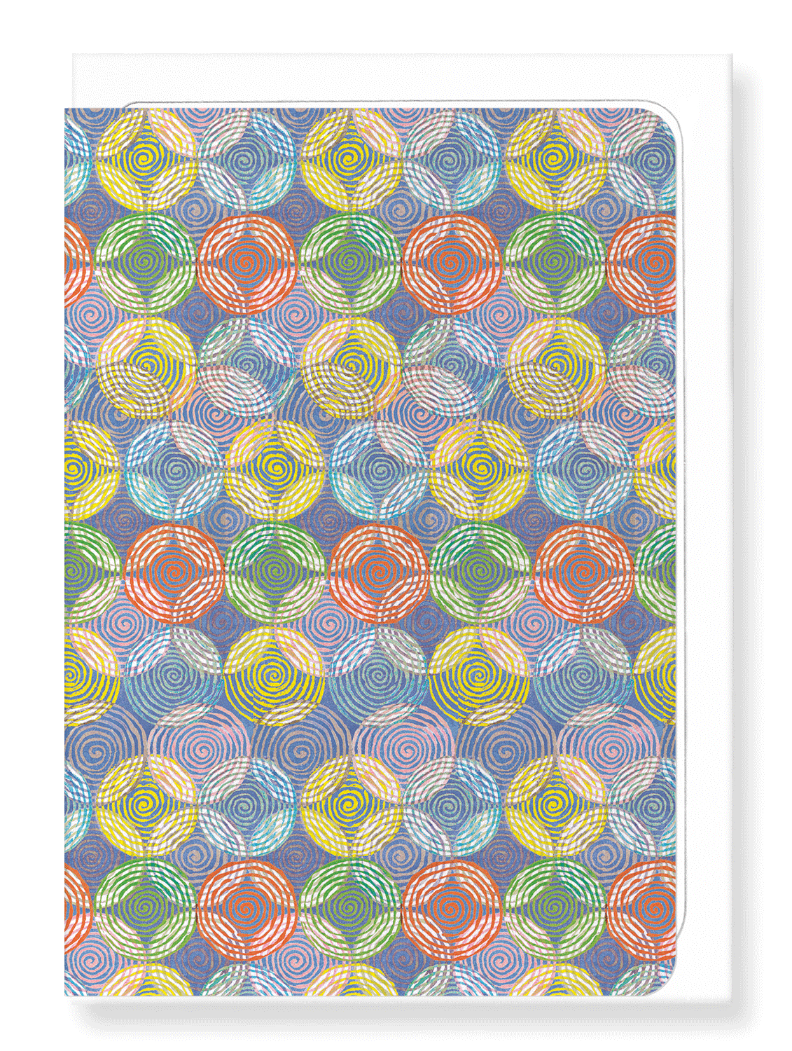 Ezen Designs - Circles of colours - Greeting Card - Front