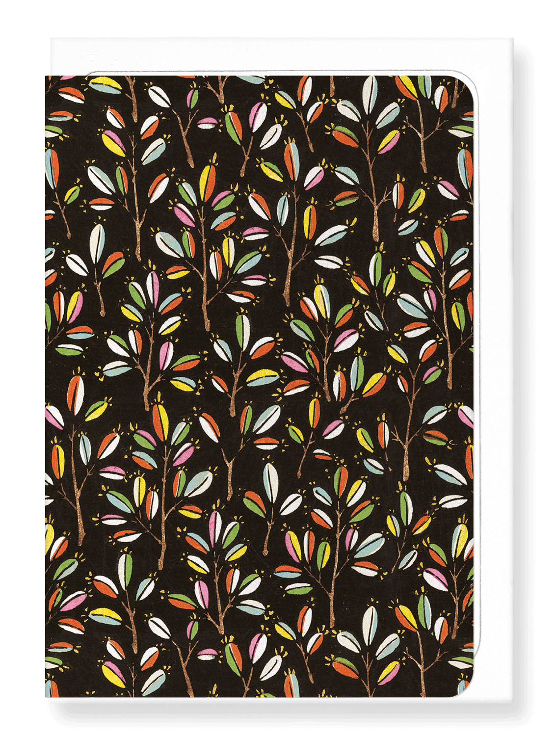 Ezen Designs - Colourful branches - Greeting Card - Front