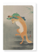 Ezen Designs - Dancing fox (c.1910) - Greeting Card - Front