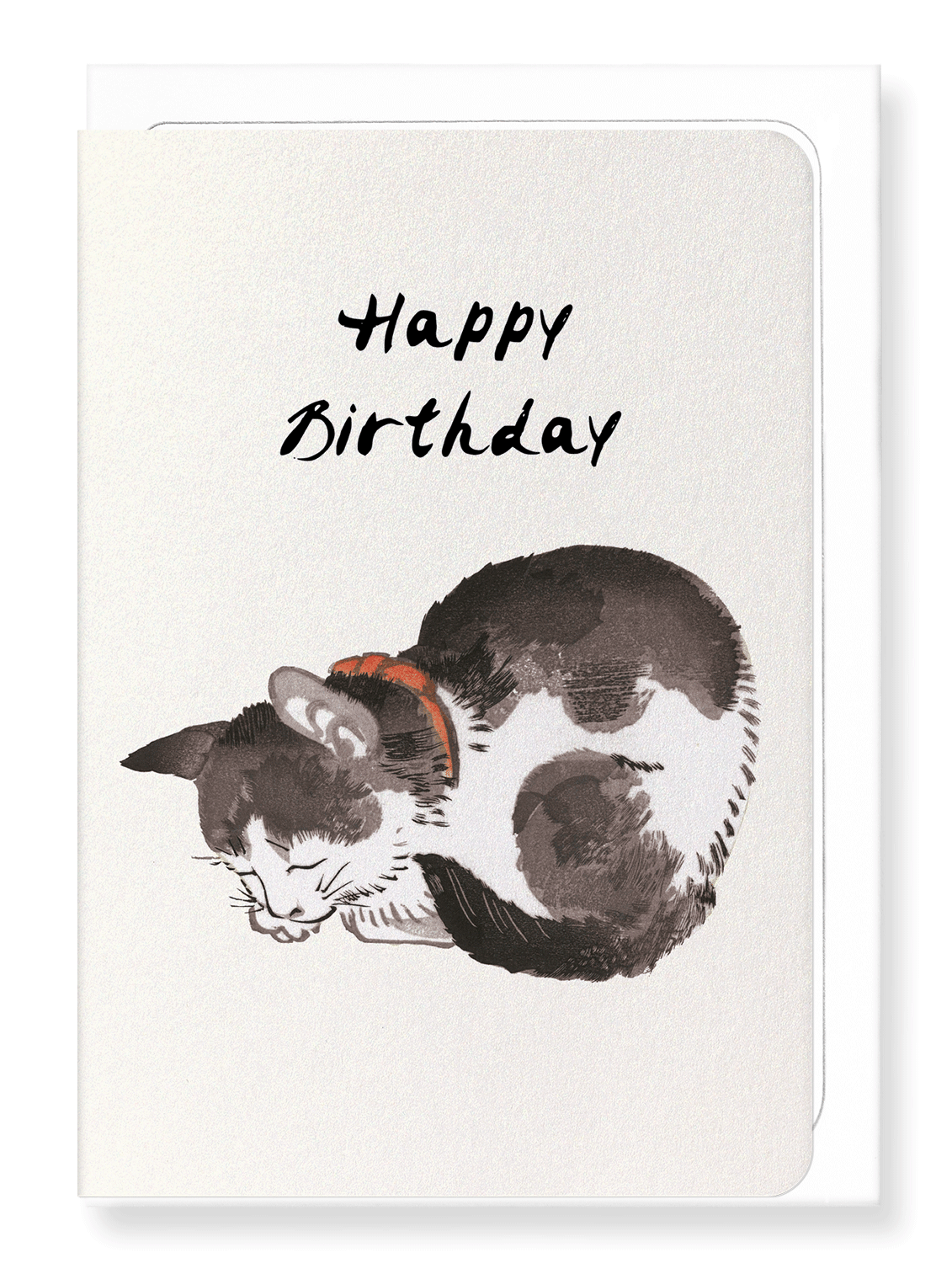 Happy Birthday Greeting Cards - Japanese Ukiyo-e Woodblock Print Art Card with Envelope (Utamaro A Woman and a Cat) - code T99 Happy Birthday Greeting Cards - Japanese Ukiyo-e Woodblock Print Art Card with Envelope (Utamaro A Woman and a Cat) - code T99