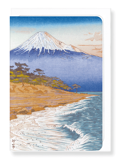 Ezen Designs - Mount fuji from the coast of hagoromo - Greeting Card - Front