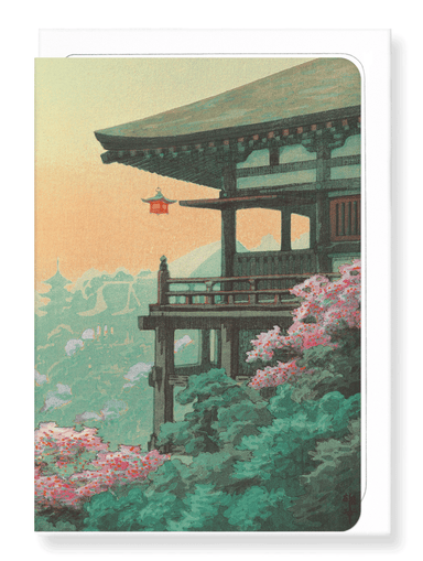 Ezen Designs - Kiyomizu temple (1930) - Greeting Card - Front