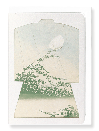 Ezen Designs - Kimono Rainy Night in Autumn (1899) - Greeting Card - Front