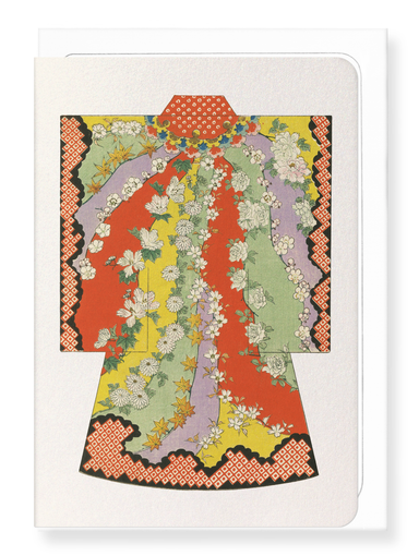Ezen Designs - Kimono of floral trail (1899) - Greeting Card - Front