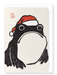 Ezen Designs - Christmas Ezen Frog - Greeting Card - Front