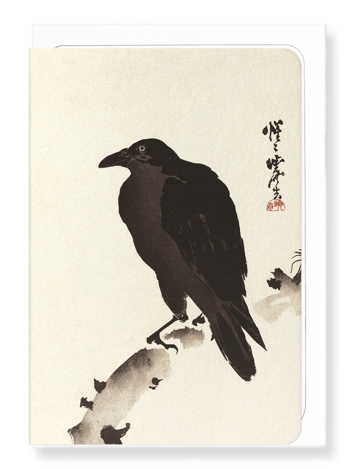 Ezen Designs - Crow (c.1868) - Greeting Card - Front