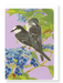 Ezen Designs - Ashy Minivet birds with Hydrangea (c.1930) - Greeting Card - Front