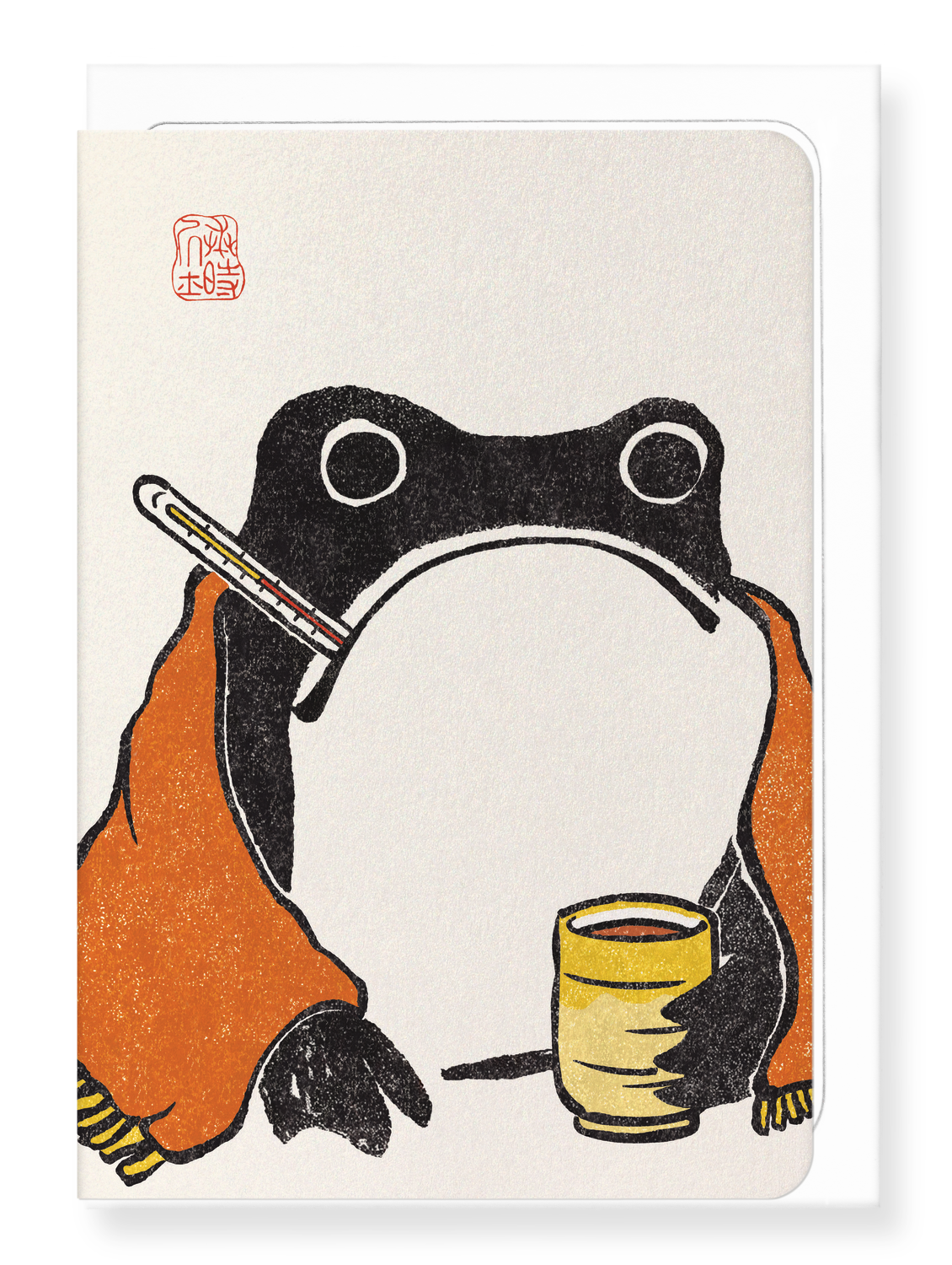 Ezen Designs - Get well soon Ezen Frog - Greeting Card - Front