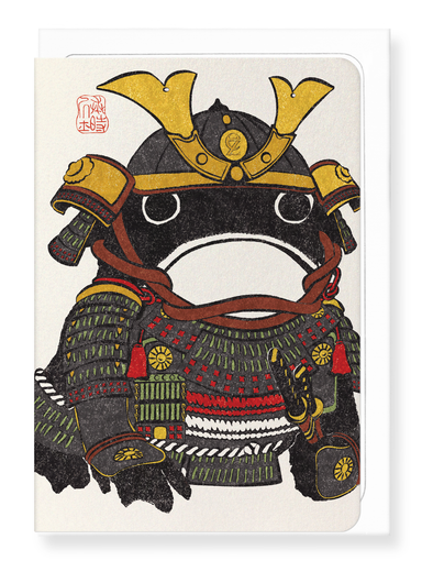 Ezen Designs - Samurai Ezen Frog - Greeting Card - Front
