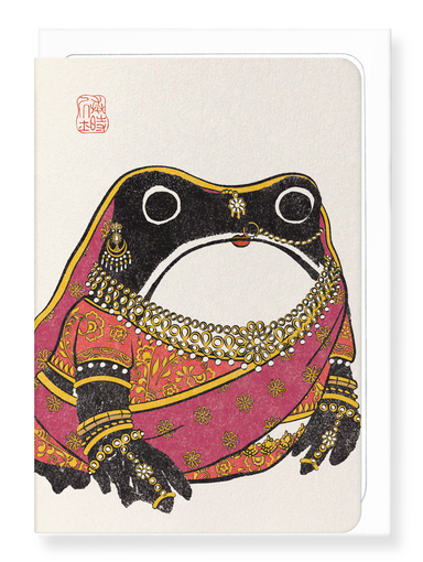 Ezen Designs - Bollywood Ezen Frog - Greeting Card - Front