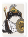 Ezen Designs - Ancient Goddess Ezen Frog - Greeting Card - Front
