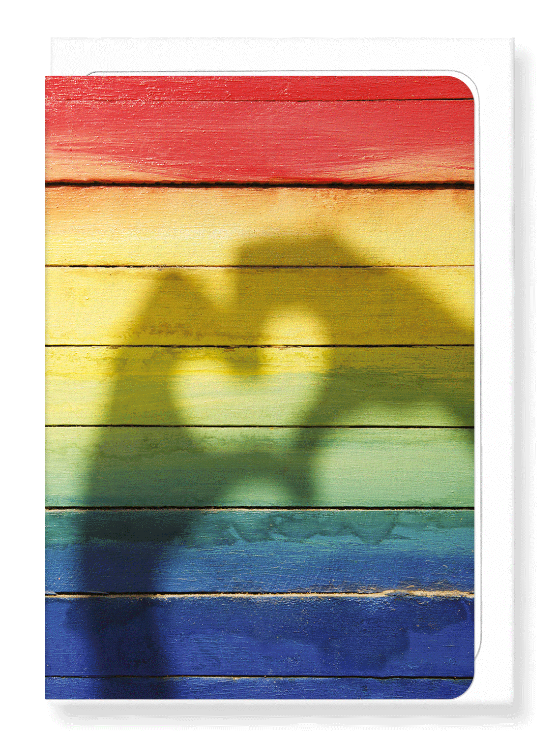 Ezen Designs - Rainbow heart - Greeting Card - Front