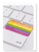 Ezen Designs - Rainbow keyboard - Greeting Card - Front