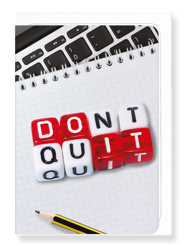 Ezen Designs - Don’t quit, do it - Greeting Card - Front