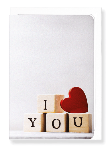 Ezen Designs - Cube of I love you - Greeting Card - Front