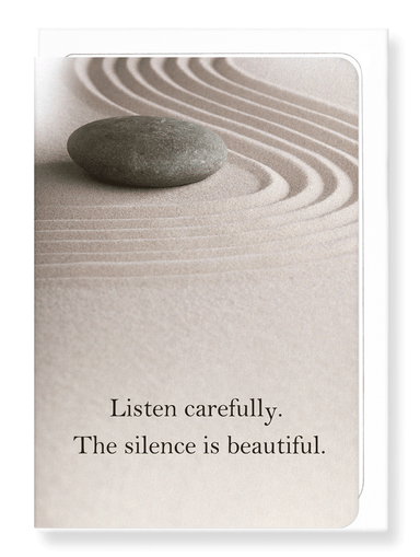 Ezen Designs - Zen stone - Greeting Card - Front