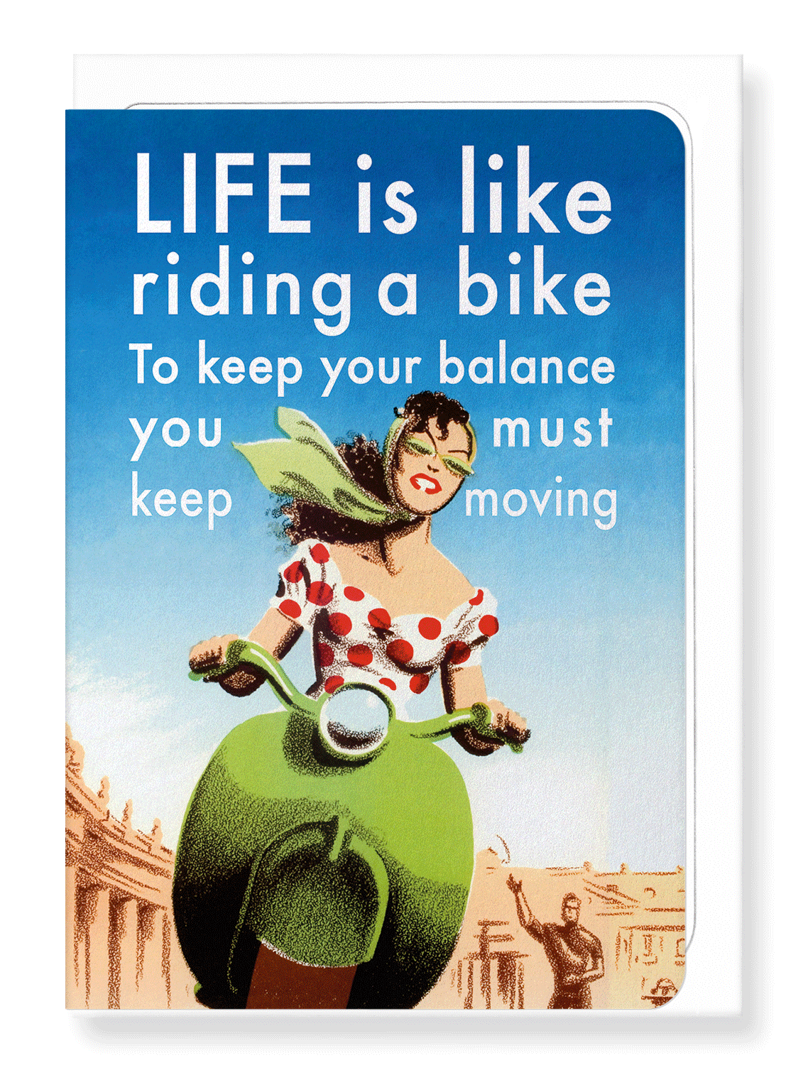 Ezen Designs - Bike ride - Greeting Card - Front