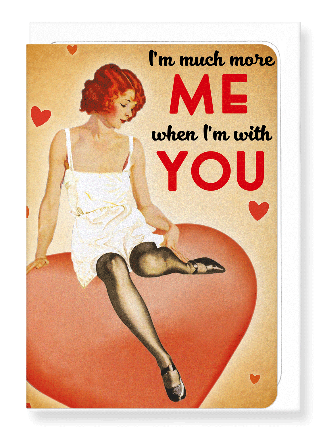 Ezen Designs - Me when with you - Greeting Card - Front