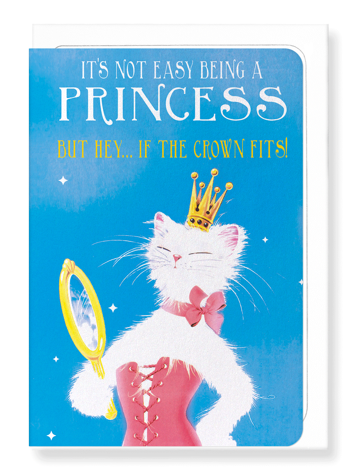 Ezen Designs - Princess cat - Greeting Card - Front