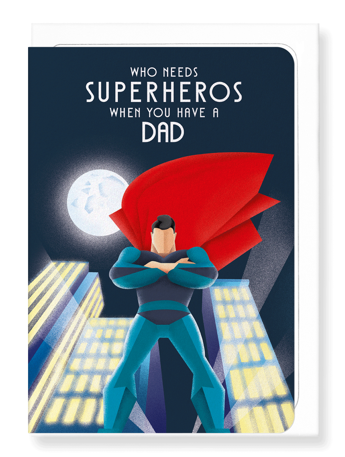 Ezen Designs - Dad Superhero - Greeting Card - Front