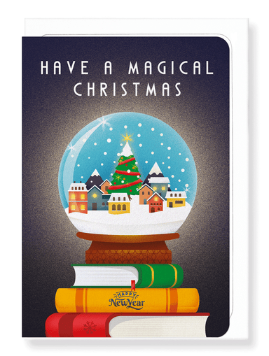 Ezen Designs - Magical Christmas globe - Greeting Card - Front