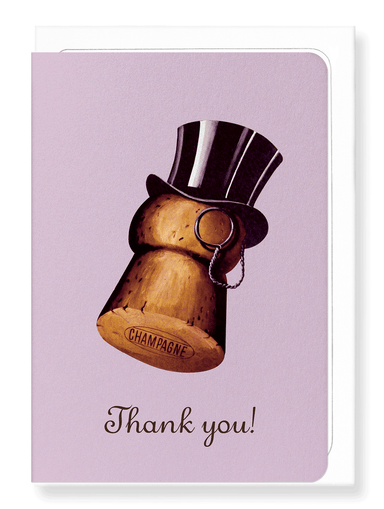 Ezen Designs - Thank you top hat - Greeting Card - Front