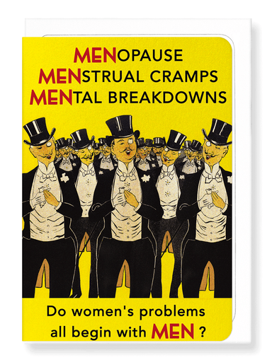 Ezen Designs - Women's problems - Greeting Card - Front