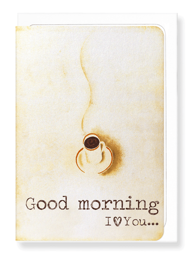 Ezen Designs - Morning coffee - Greeting Card - Front