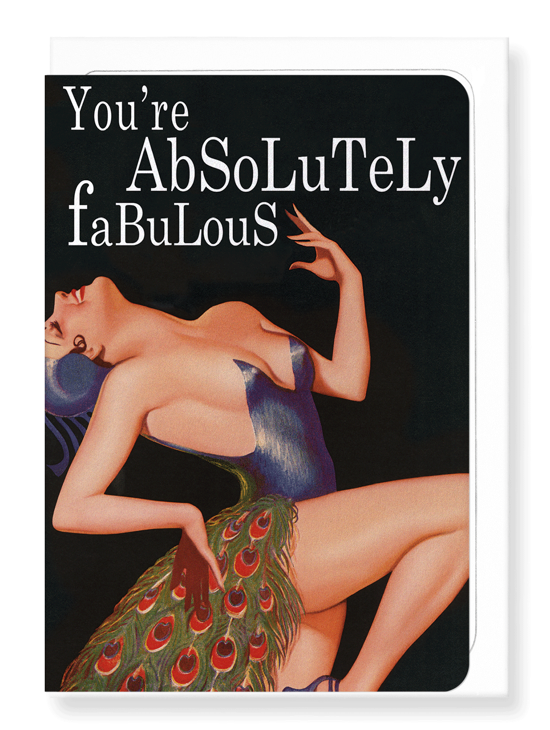 Ezen Designs - You’re absolutely fabulous - Greeting Card - Front
