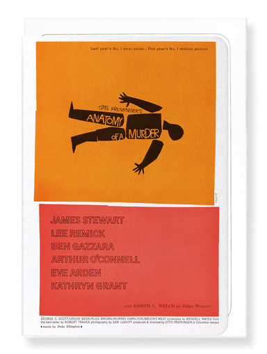 Ezen Designs - Anatomy of a murder (1959) - Greeting Card - Front
