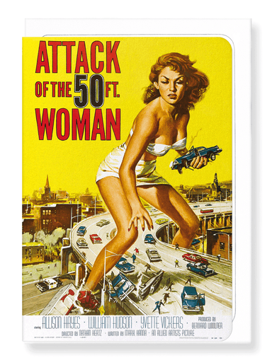 Ezen Designs - Attack of the 50 ft. woman (1958) - Greeting Card - Front