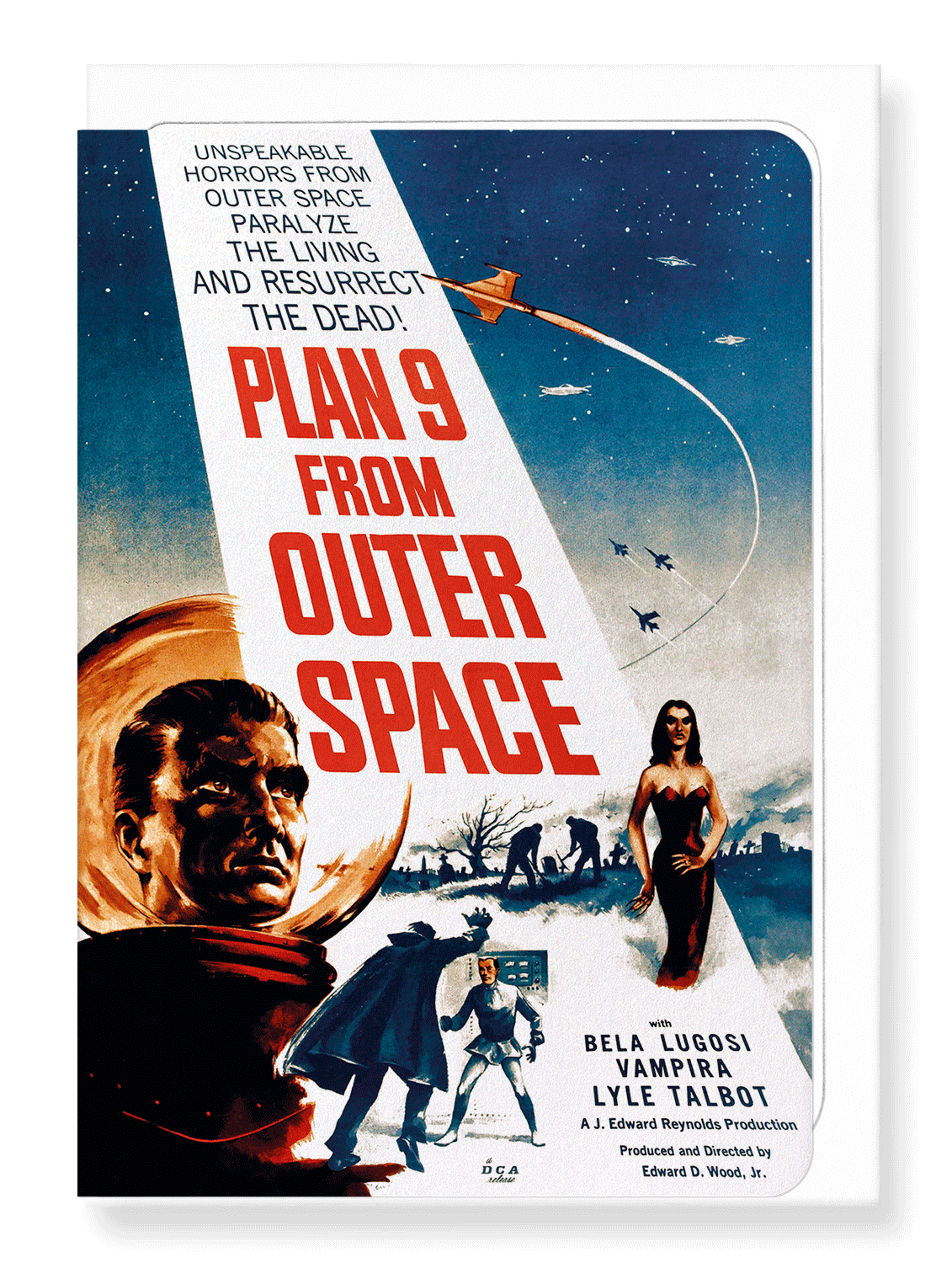 Ezen Designs - Plan 9 from outer space (1959) - Greeting Card - Front