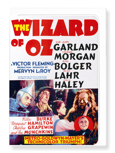 Ezen Designs - The wonderful wizard of oz (1939) - Greeting Card - Front