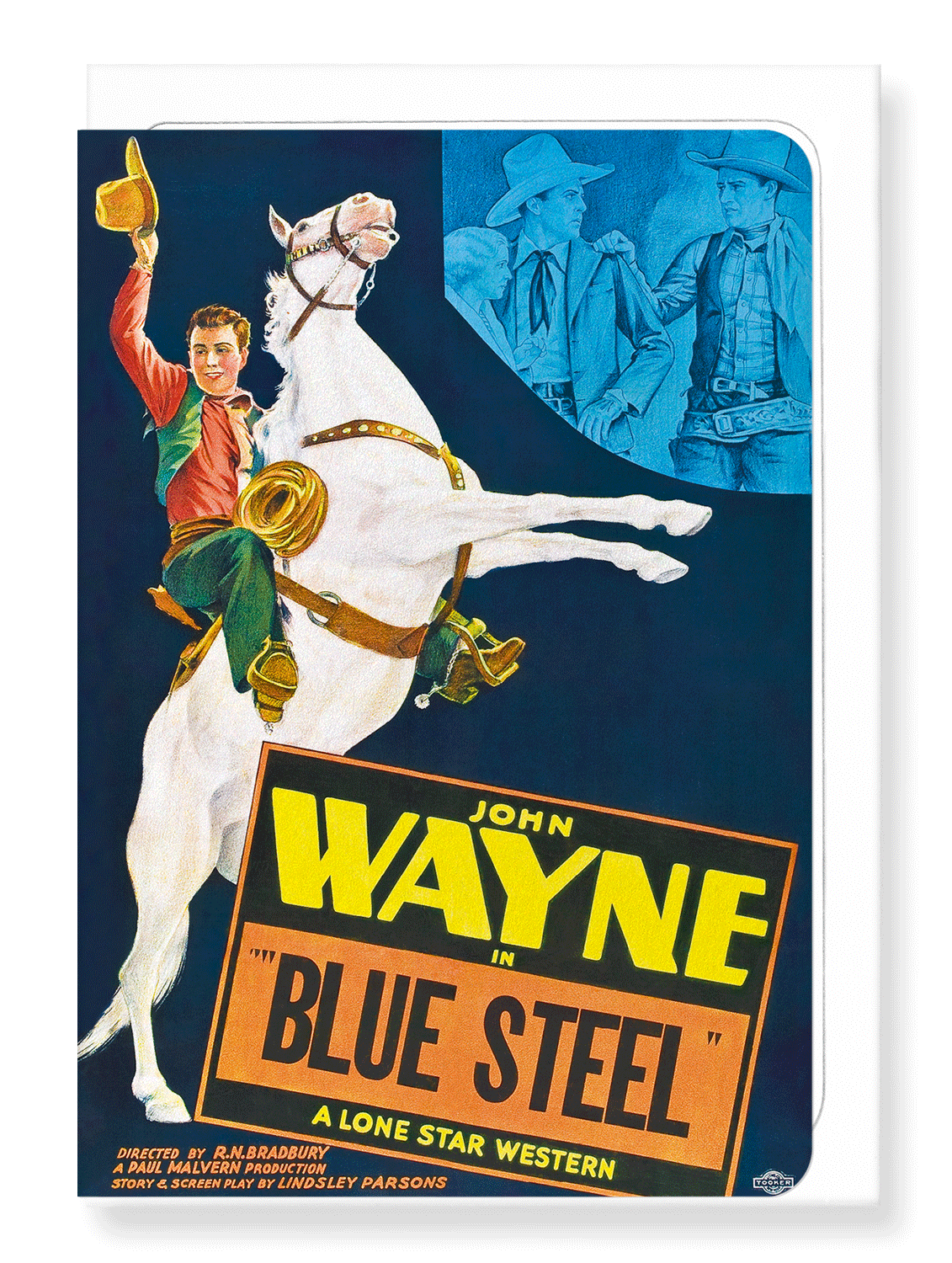 Ezen Designs - Blue steel (1934) - Greeting Card - Front