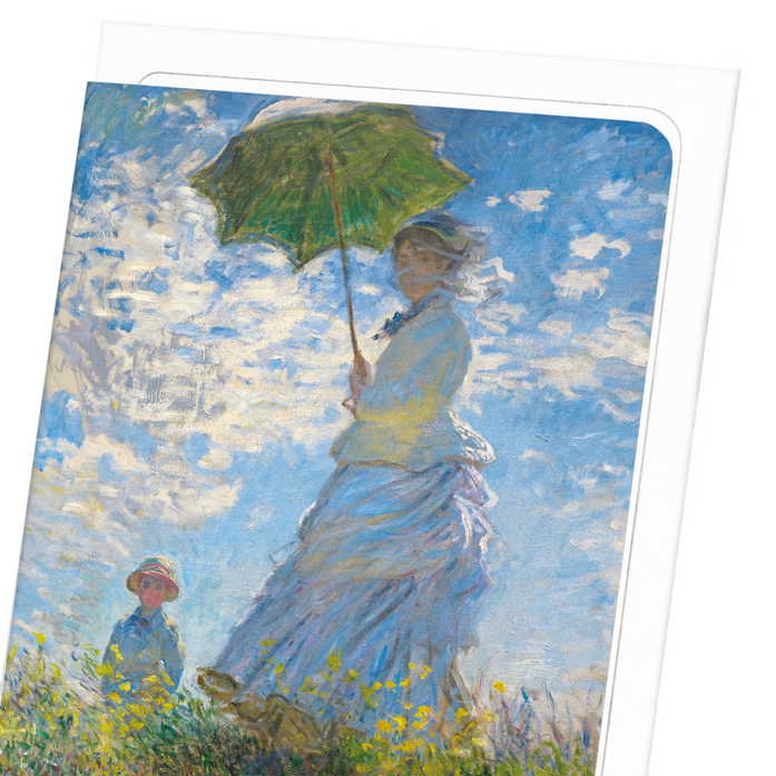 LADY WITH A PARASOL BY MONET