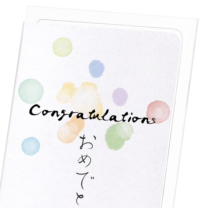 CONGRATULATIONS IN JAPANESE
