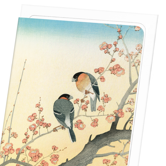 BULLFINCHES AND PLUM BLOSSOMS (C.1900)