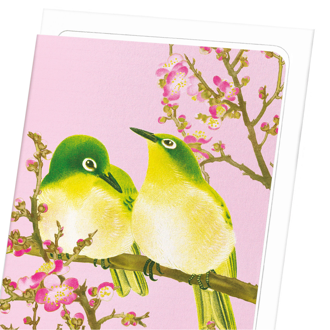 WARBLING WHITE-EYE WITH PLUM BLOSSOMS (C.1930)