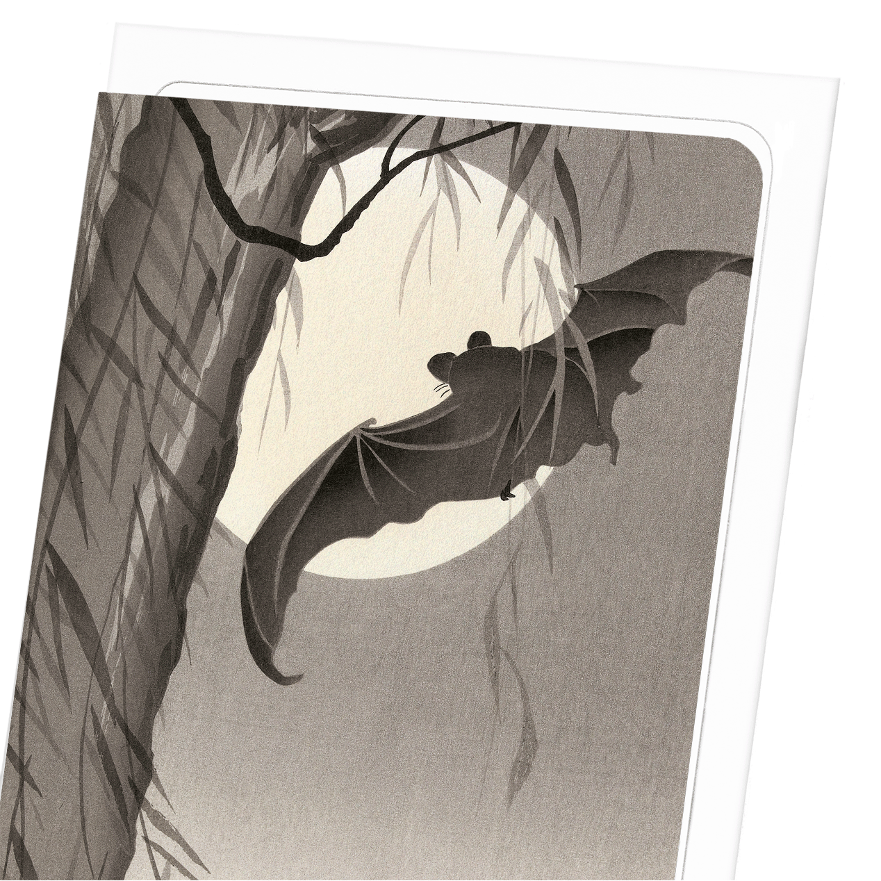 TWO BATS IN FULL MOON (C.1910)