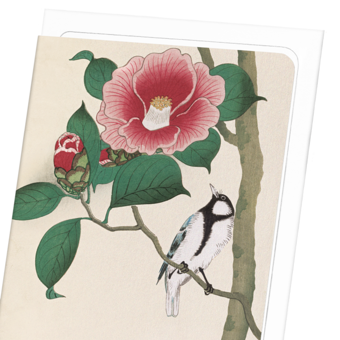 JAPANESE BUNTING AND CAMELLIA (C.1910)