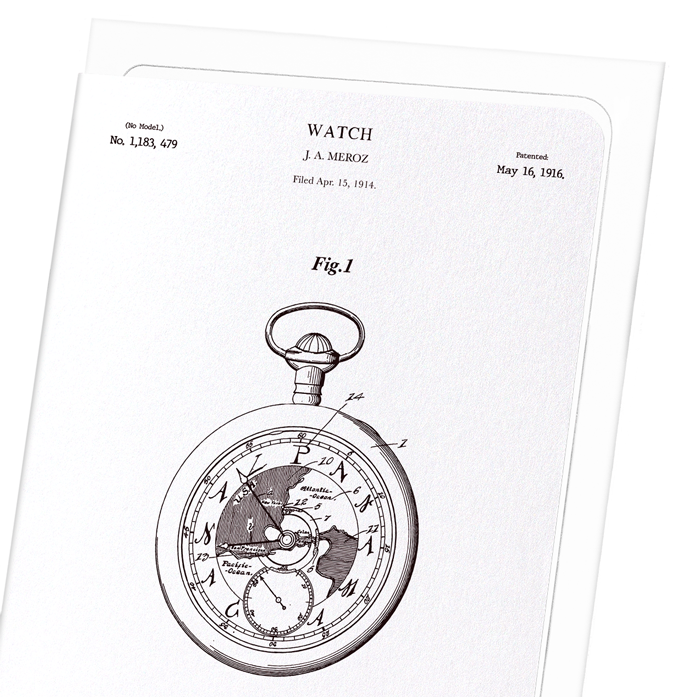 PATENT OF WATCH (1916)