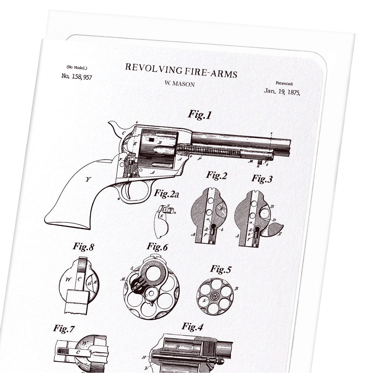 PATENT OF REVOLVING FIRE-ARMS (1875)