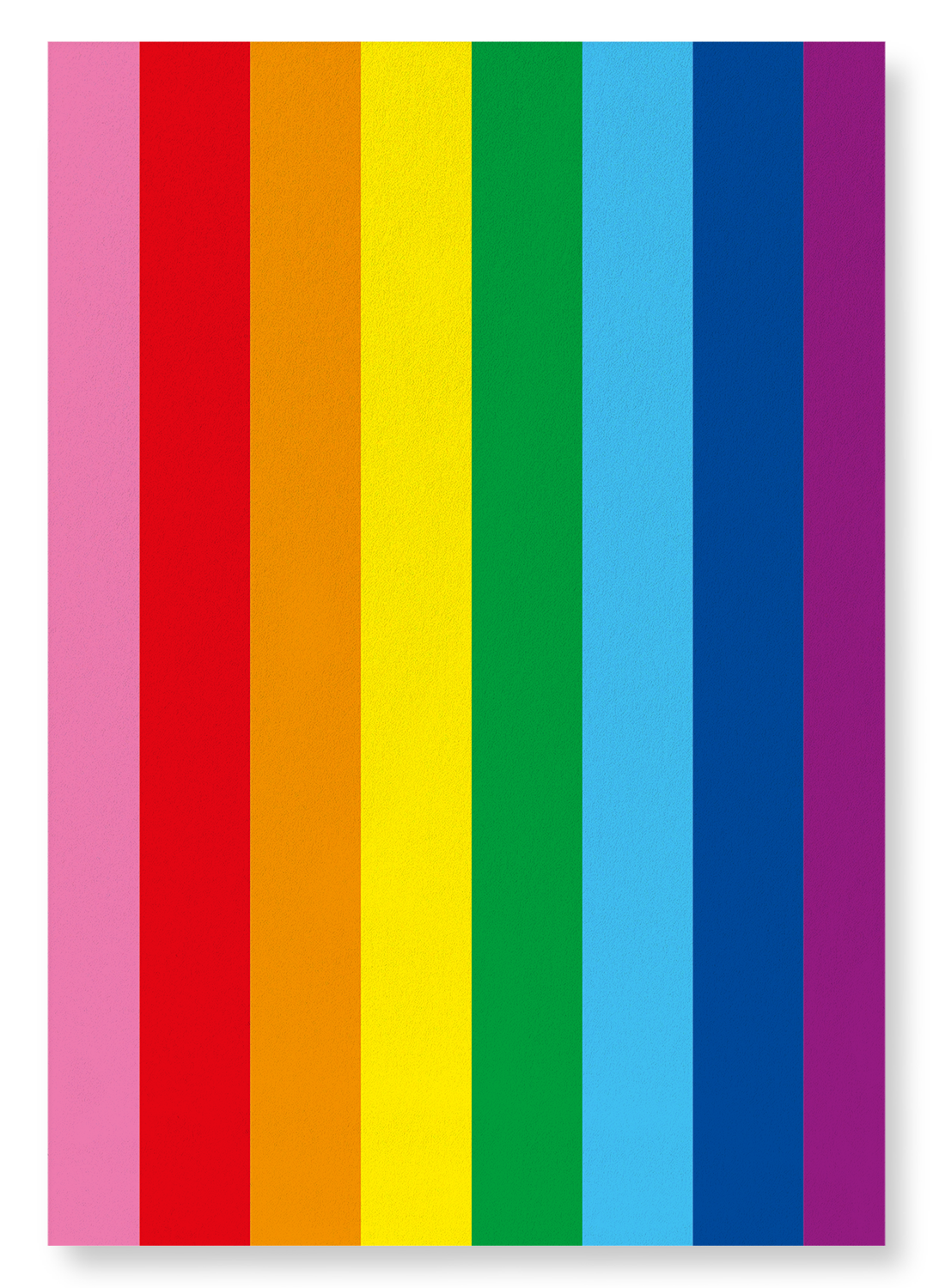ORIGINAL 8 COLOUR LGBT PRIDE FLAG